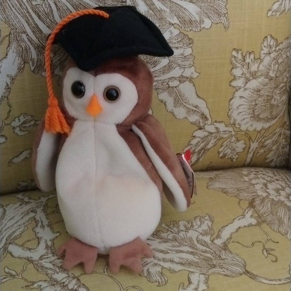 TY Wise class of 98 beanie baby